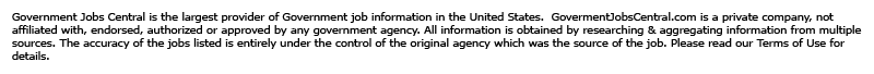 Image Explaining that Government Jobs Central is the largest provider of Government job information in the United States